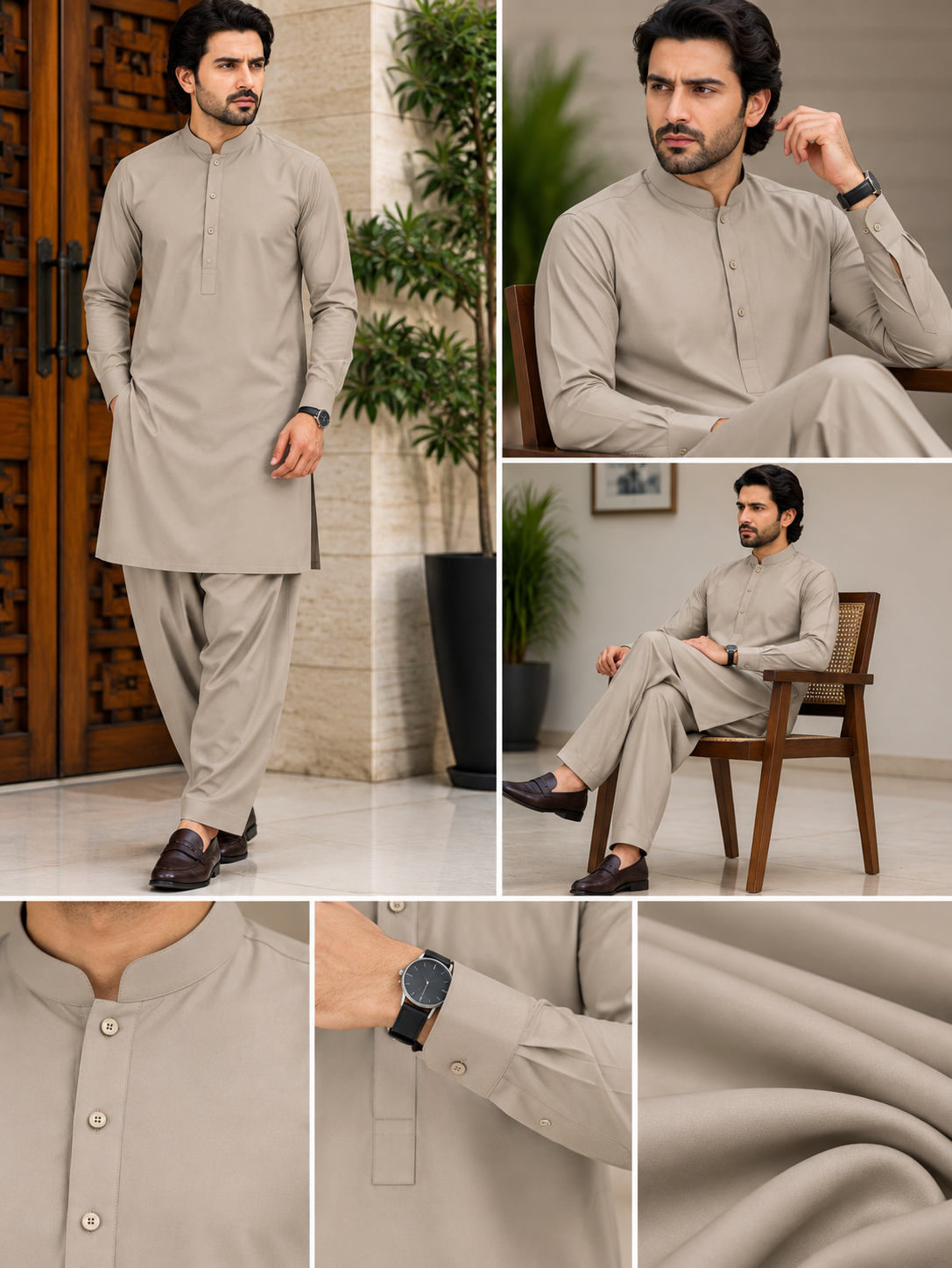 100% pure EGYPTION COTTON [ unstitched] suit