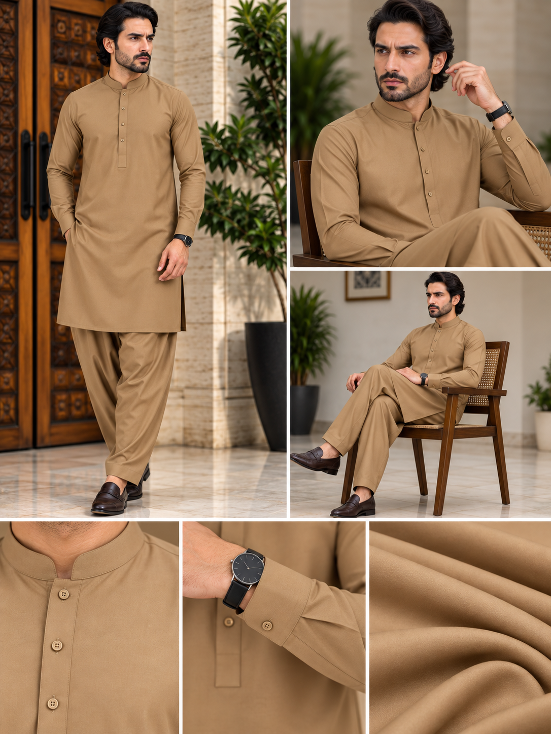 100%pure EGYPTION COTTON [unstitched] suit