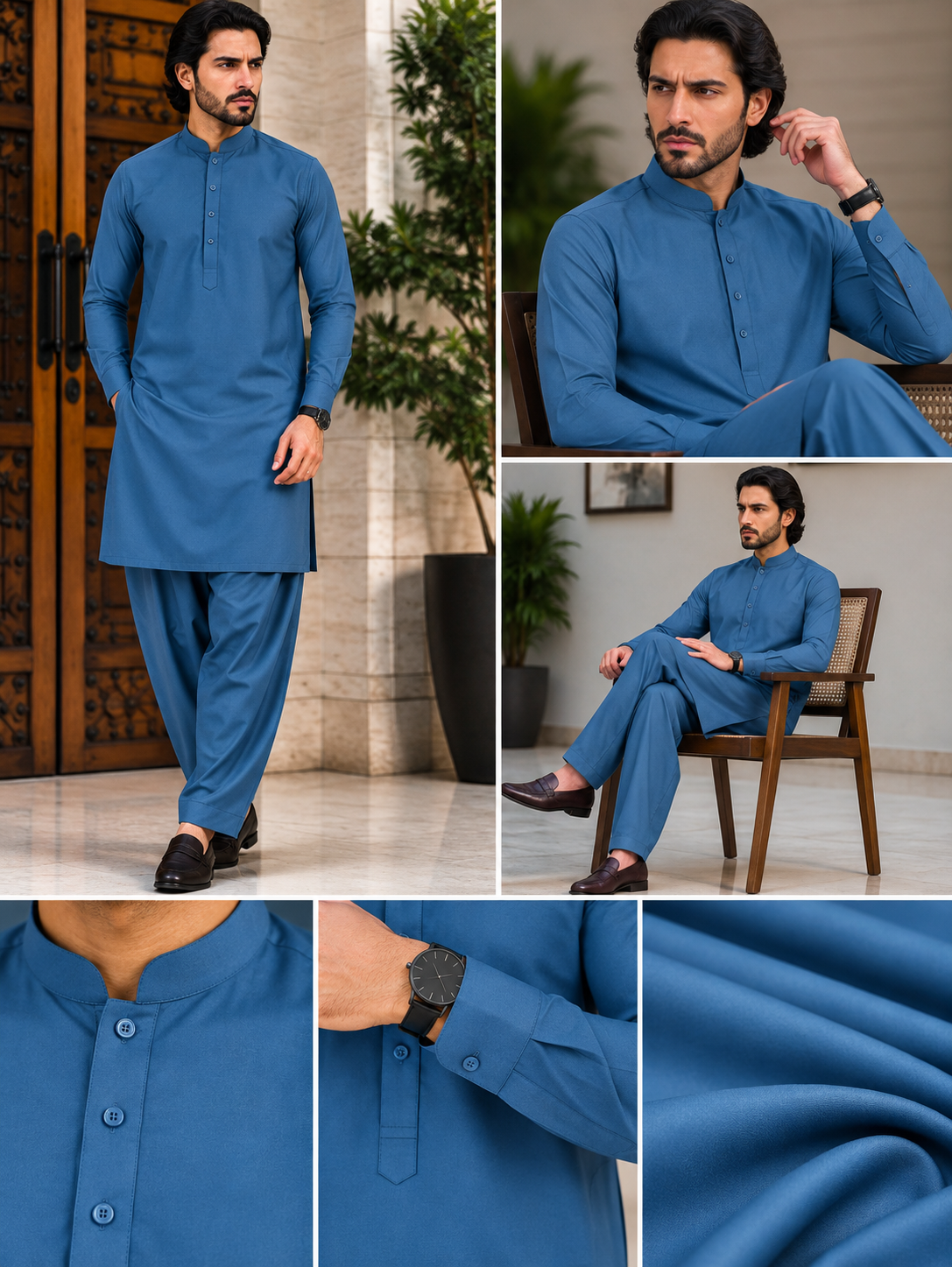 100%pure EGYPTION COTTON [unstitched] suit