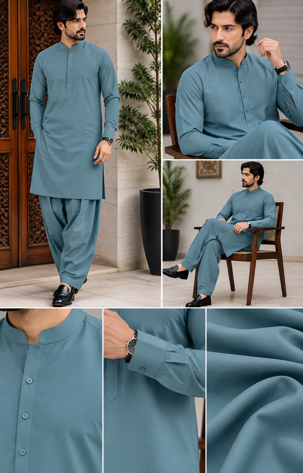 100%pure EGYPTION COTTON [unstitched] suit