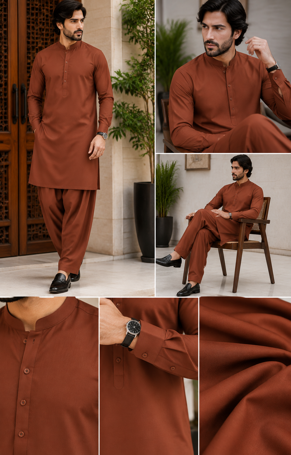 100%pure EGYPTION COTTON [unstitched] suit