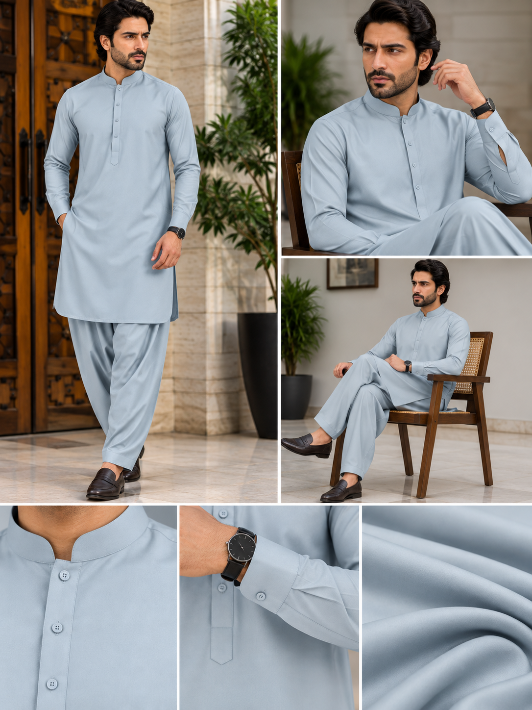 100%pure EGYPTION COTTON [unstitched] suit